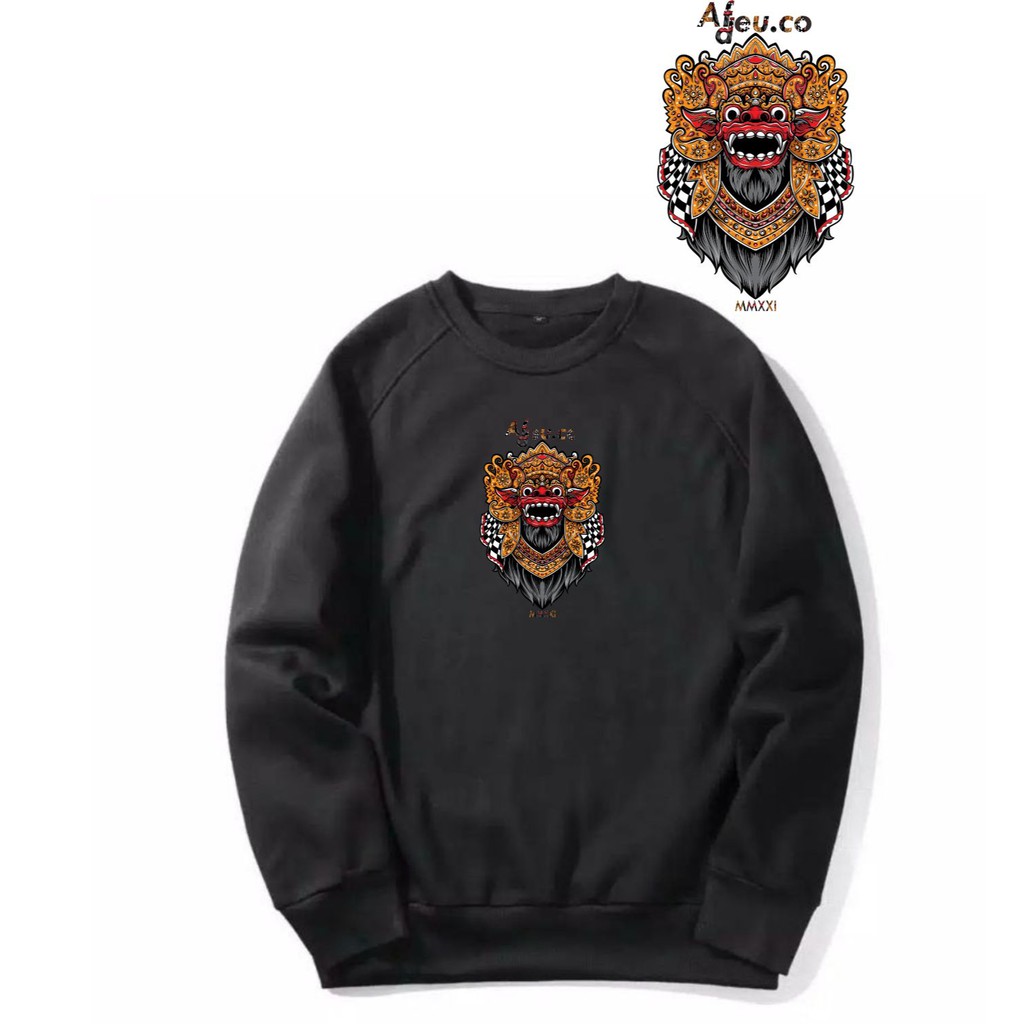 Crewneck Barong Culture Of Indonesia Unisex