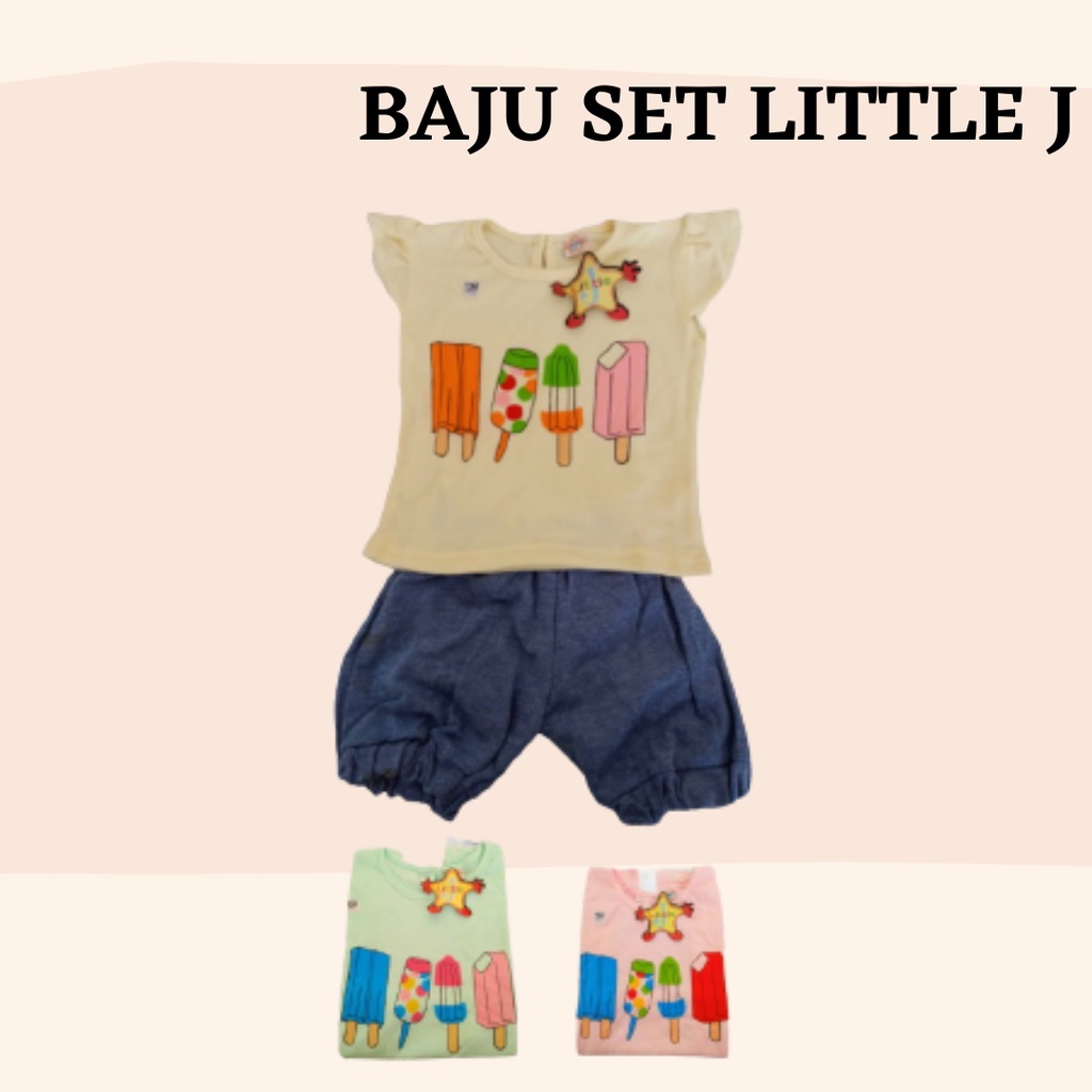 SETELAN BAJU ANAK  6 - 24 BULAN LITTLE J 640500