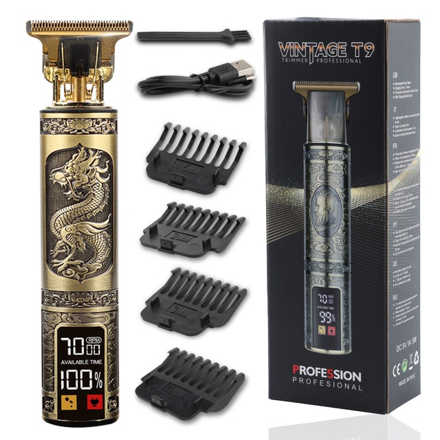 Alat Cukur Elektrik PROFESSIONAL Clipper kecermatan Tinggi Motif Naga Dragon Vintage Antik,  Alat Cukuran Pencukur Flawless Brows Alis Elektrik Tanpa Rasa Sakit Eyebrow Trimmer Electric cukur cukur jenggot alat kerik bulu cukur kumis potong jambang