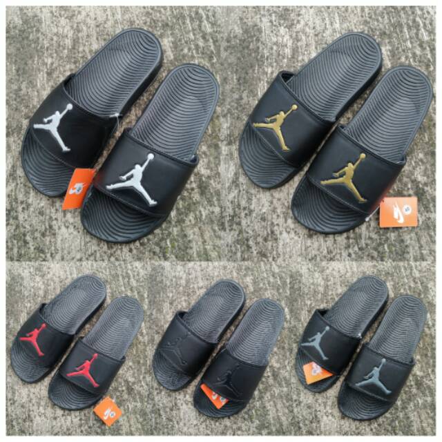 Sandal selop karet asli merk Nike jordan