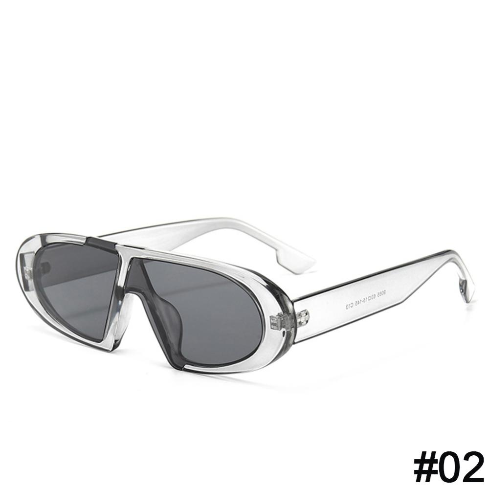 Timekey Kacamata Hitam Frame Oval Kecil Gaya Retro Untuk Wanita A4L9