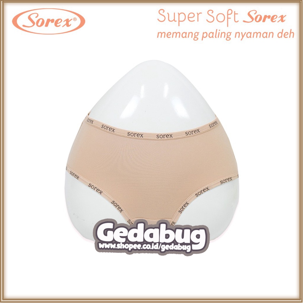 CD Wanita Sorex 15232 Motif List Cassual | Pakaian Celana Dalam Wanita Super Soft - Gedabug