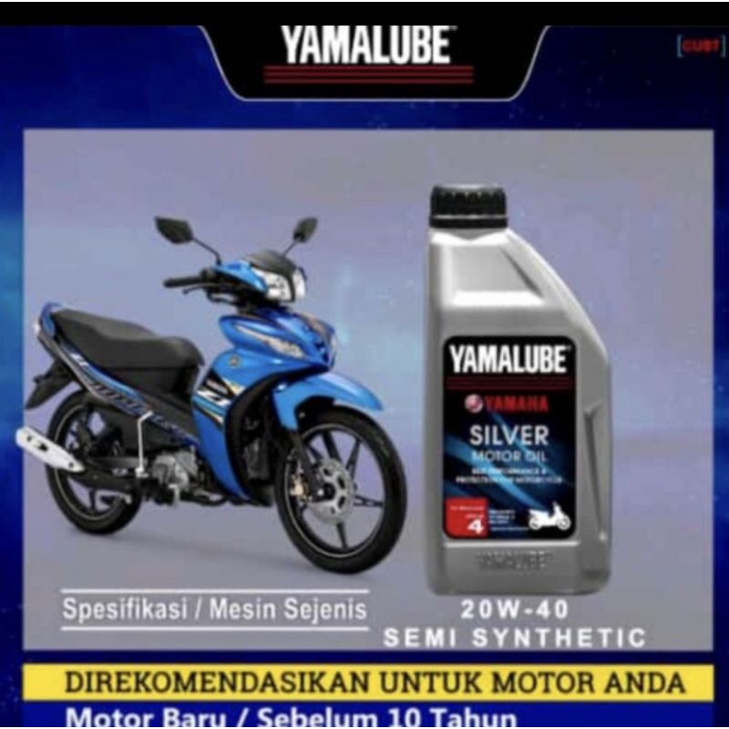 OLI MESIN MOTOR BEBEK MATIC YAMALUBE SILVER ORI 0,8LITER