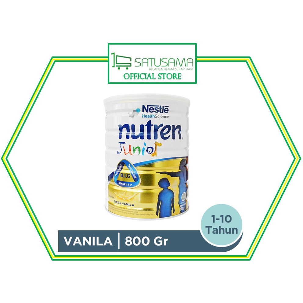 

NUTREN Junior 1-10 Tahun Vanila Tin 800g / satusama