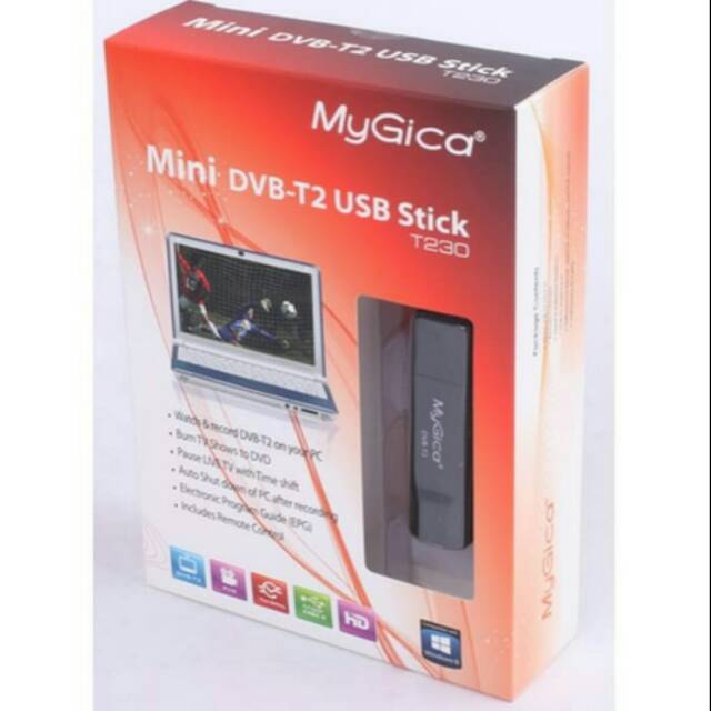 MyGica DVB-T2 TV stick - T230 black