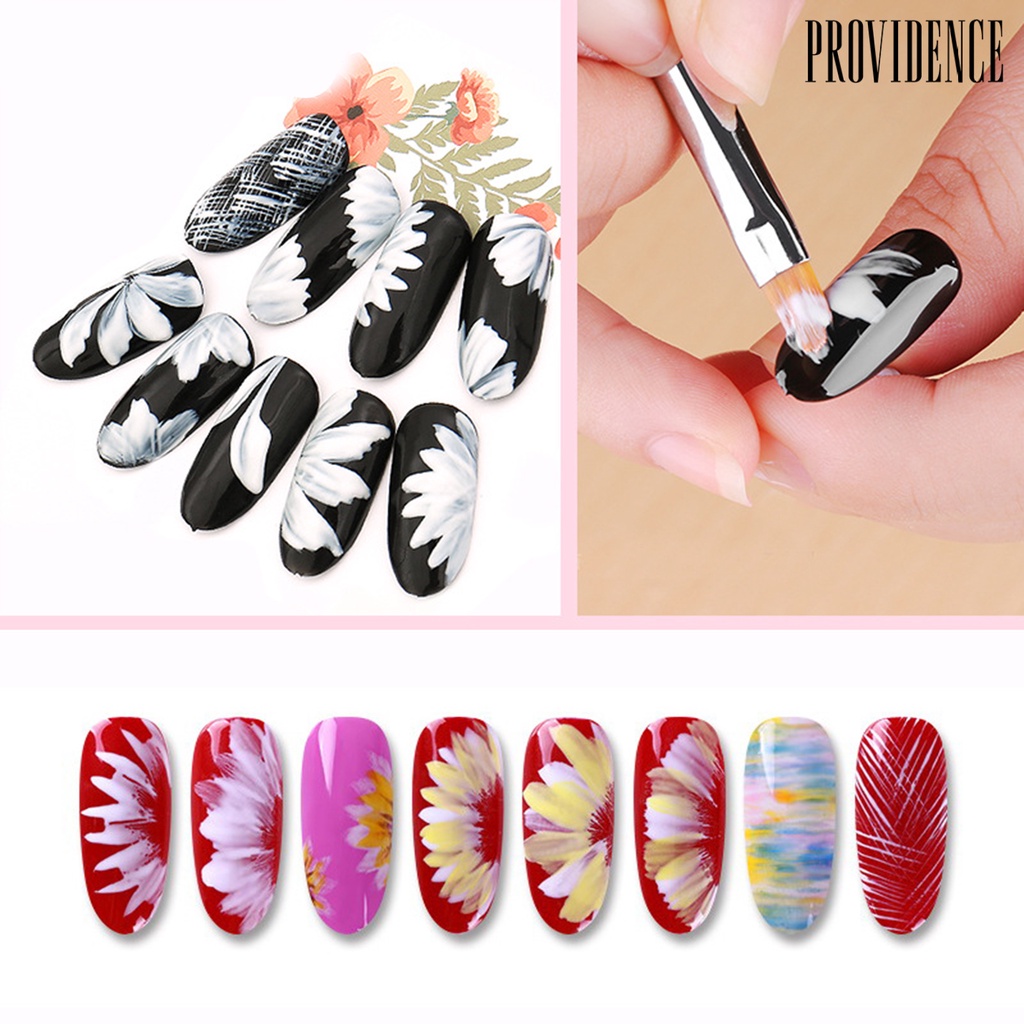 Providence Petal Heads Nail Painting Pen Images Drawing Portable Nail Brush Short Handle Various Shapes Pen for Manicure