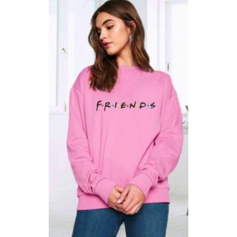 Blouse wanita / Kaos Lengan Panjang / Atasan Wanita / Kaos Sweatshirt / Atasan Wanita Lengan Panjang / Atasan Babyterry / ZACKYANG-PINK