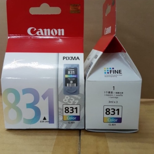 Cartridge Tinta CANON PG831 PG-831 Warna COLORS ORIGINAL