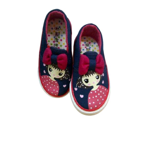 Minipetite Sepatu Kanvas Slip On Anak Perempuan SH1510