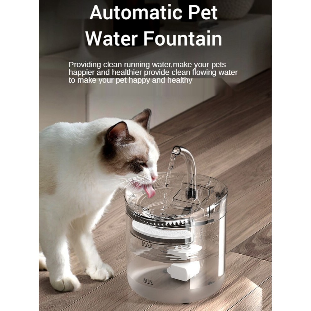 AKN88 - Automatic Pet Water Fountain Dispenser Sensor Infrared 1.8L