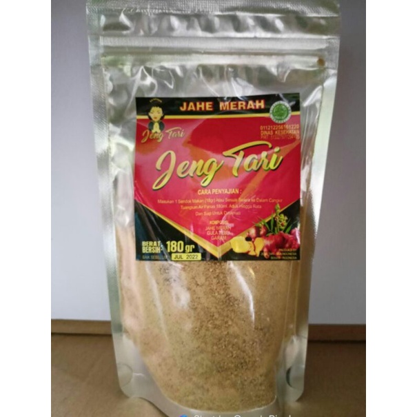 

ORIGINAL JAHE MERAH BUBUK/SERBUK BERKUALITAS