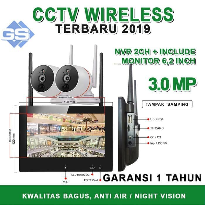 Promo PAKET / KAMERA CCTV / CCTV / CCTV WIRELESS Murah