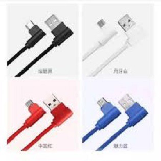 Kabel Data Charger Gaming L Micro USB Android 1Meter Murah Fast Charging