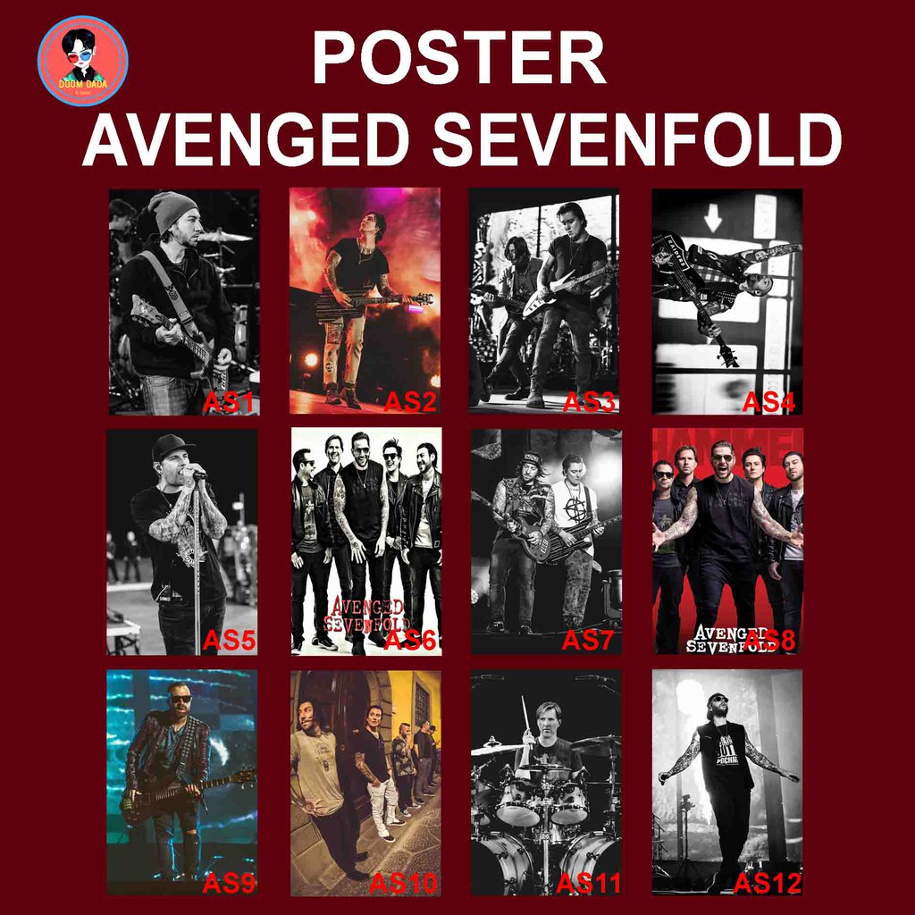 Poster Band Avenged Sevenfold / Poster Band Musik A7X
