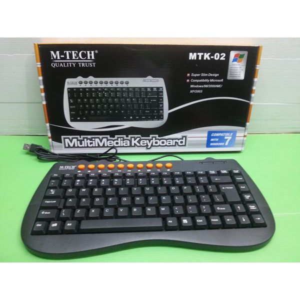 Keyboard M-tech Usb Mini Multimedia Mtk-02