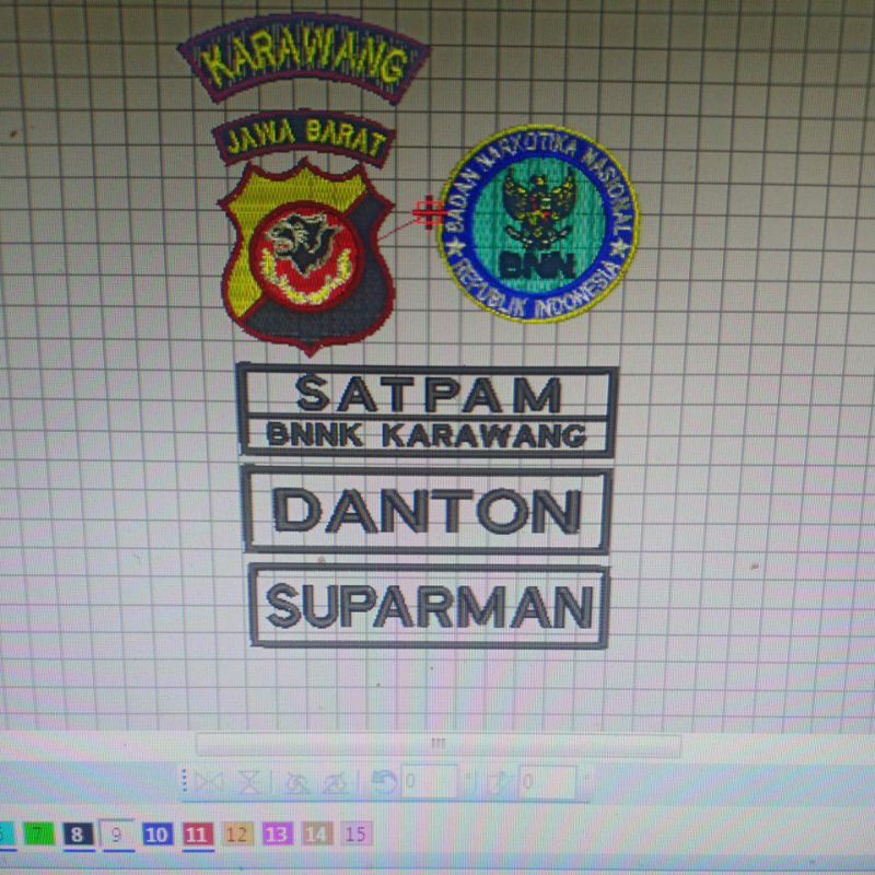 satu set logo Polda jabar