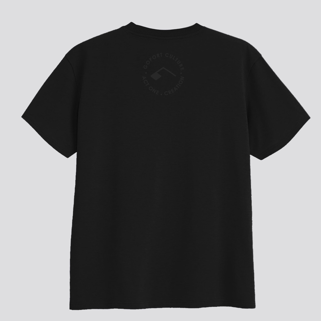 GOFORT KAOS PRIA TShirt Lengan Pendek Distro 100% Katun 24S CREATION