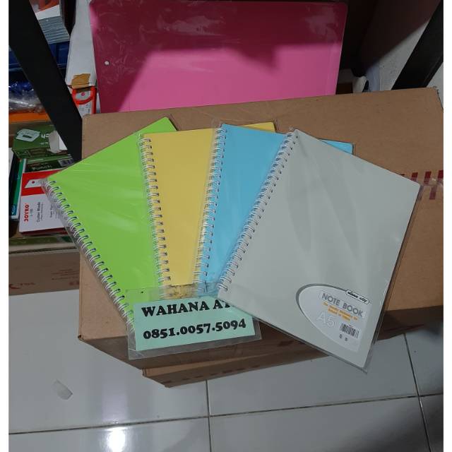 

buku catatan NOTEBOOK SPIRAL A5