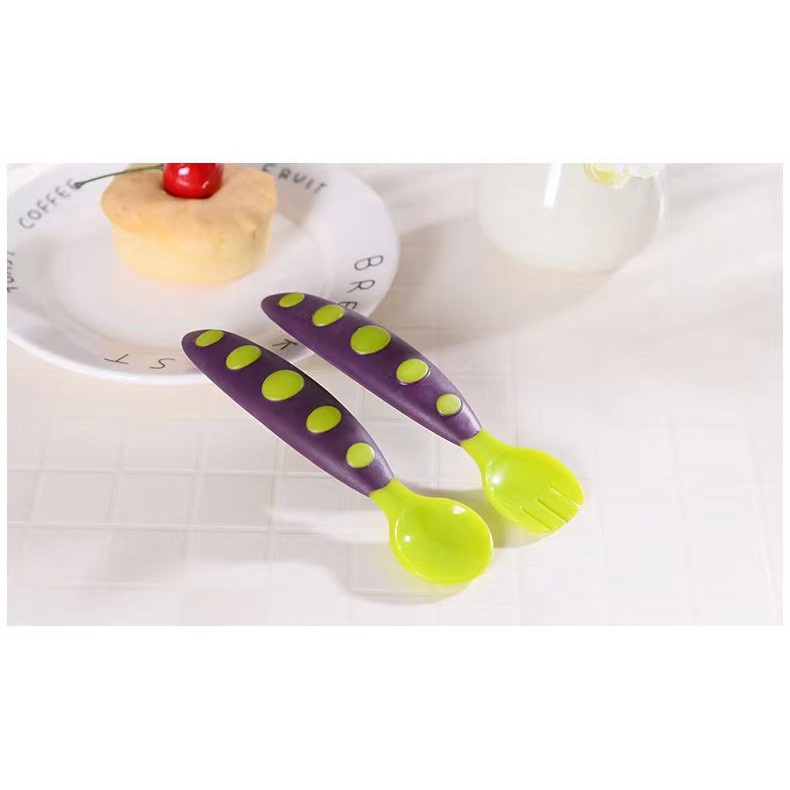 NIUKID SENDOK MAKAN BAYI / SENDOK MAKAN BAYI / SPOON FORK SET GARPU / SENDOK MAKAN DAN GARPU SET