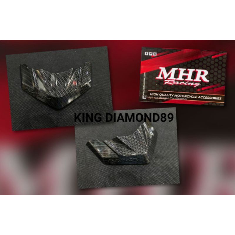 Cover moncong spakbor Belakang karbon MHR Nmax New cover tutup spakbor  MHR carbon