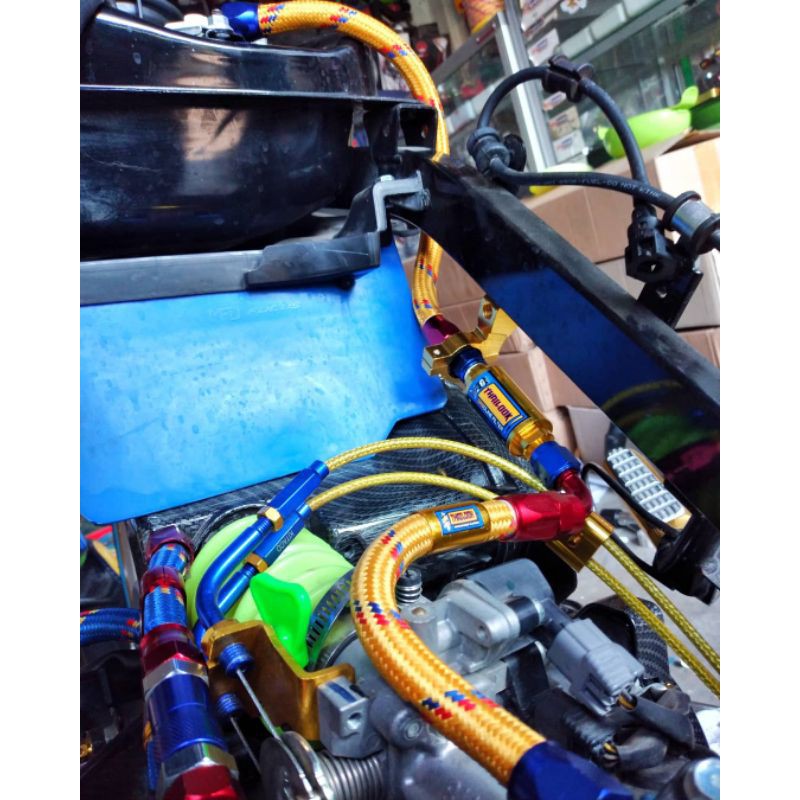 Emblem klem slongsong plumbing cnc selang fpr oil cooler ototrend thailook babylook