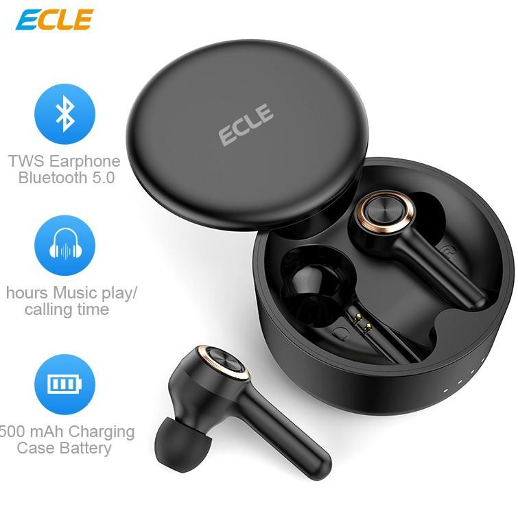 ECLE S106 Earphone/Headset Bluetooth/ TWS Soundcore  True Wireless with Charging Case 3T7