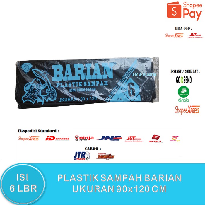 Plastik sampah 90x120 Kantong Plastik sampah Hitam Kantong Hitam sampah Kresek sampah
