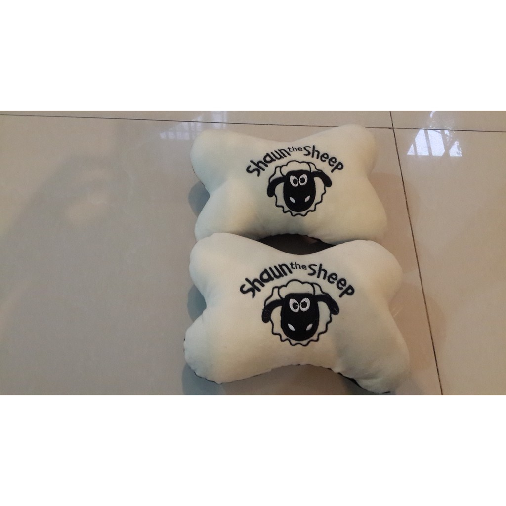 Bantal Mobil Only Exclusive Domba Putih