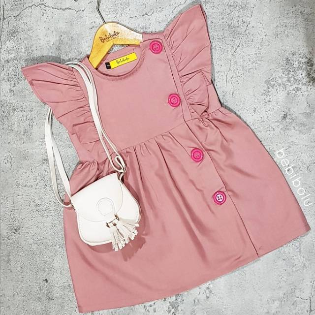 Bebibolu | Ruffon Dress Pink