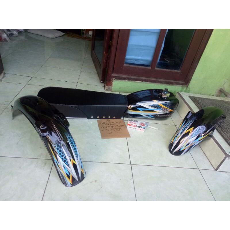 body set sandangan CB glatik warna hitam