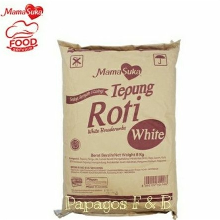 

Tepung Roti Panir Mamasuka Putih Bread Crumb repck 500 gr / gram