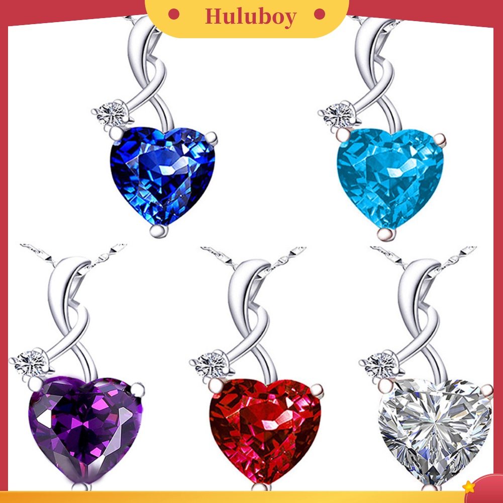 Hu Hu Hu Hu Hu Alat Bantu Pasang Kacamata♡ Liontin Kalung Anting Bentuk Hati Aksen Berlian Imitasi Untuk Wanita