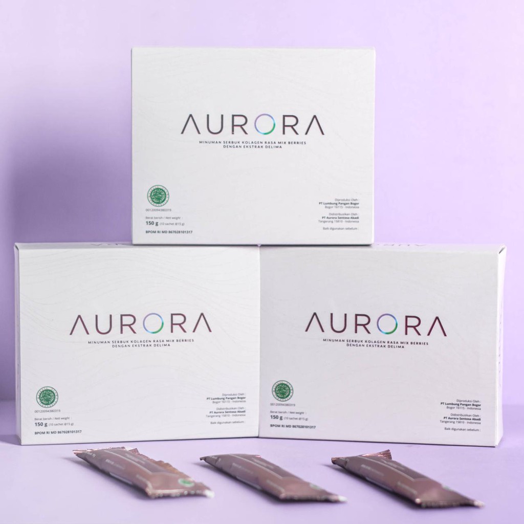 AURORA SAFFRON COLLAGEN II PEMBELIAN 3box