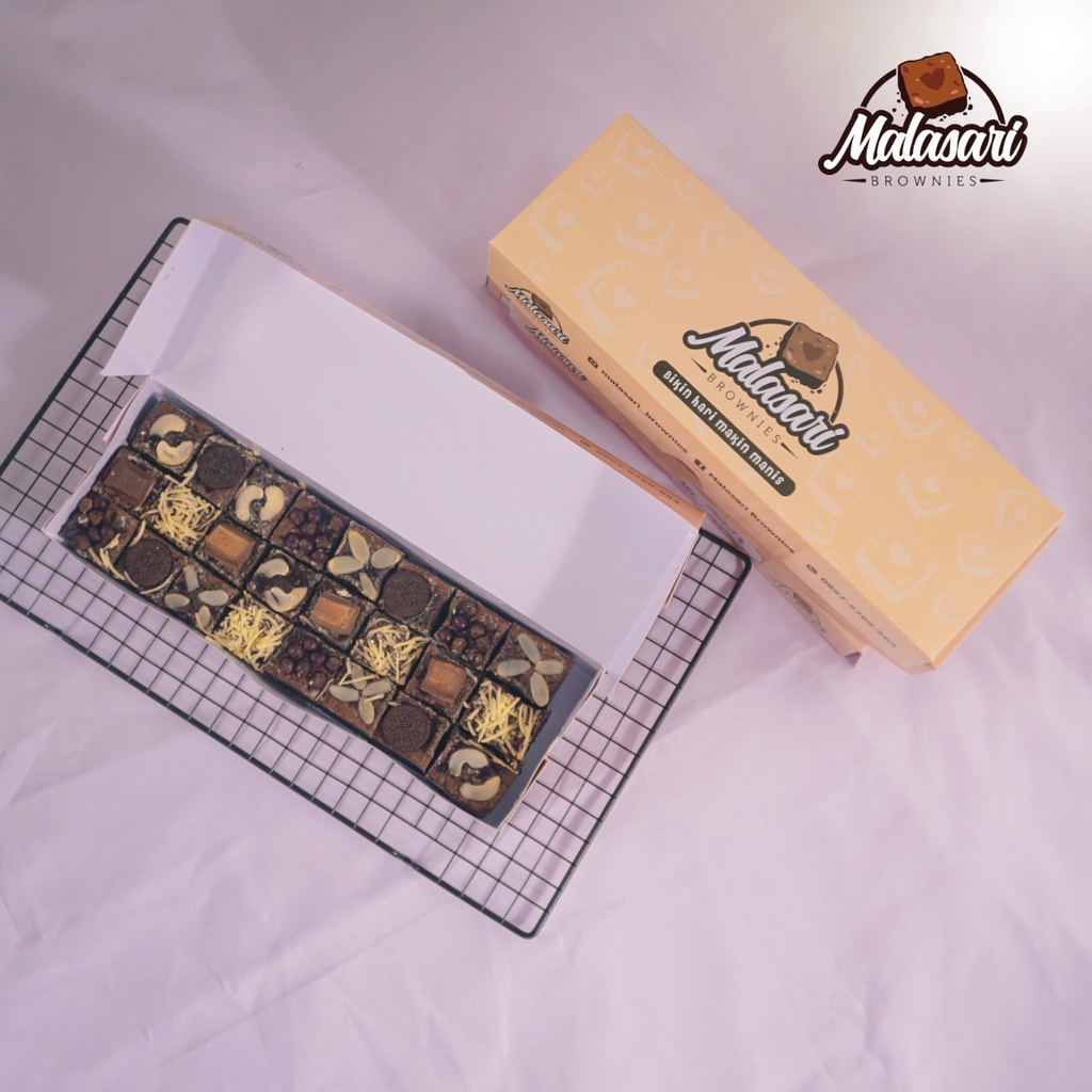 

Brownies Cokelat Panggang aneka topping