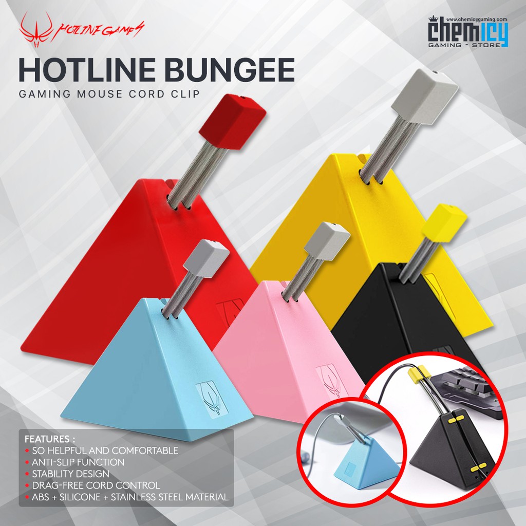 Hotline Mouse Bungee / Cord Holder / Camade - Black