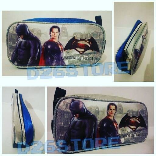 

Trendi Tempat Pensil/Pencil Case Motif Batman V Superman Hemat