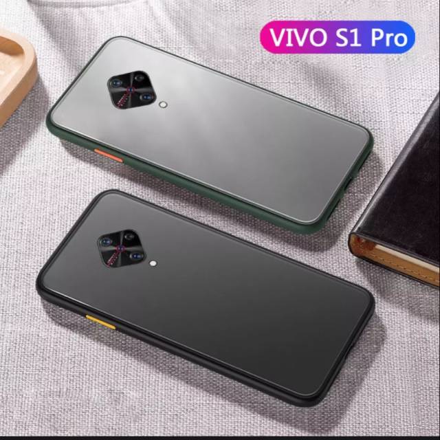 VIVO S1 PRO CASE HARDCASE ACRYLIC SEMI TRANSPARAN BUMPER CASING VIVO S1Pro