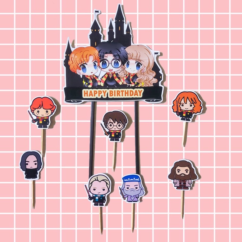 

Cake Topper HARRY POTTER / Topper Kue HARRY POTTER / Hiasan Kue HARRY POTTER / HARRY POTTER