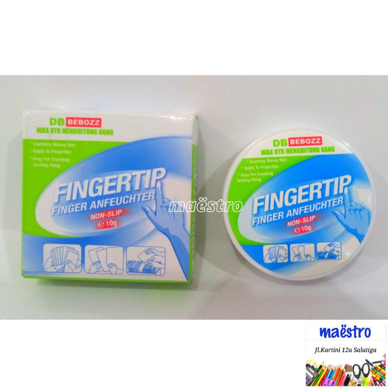 

Debozz Fingertip Finger Anfeucther / Wax Untuk Menghitung Uang