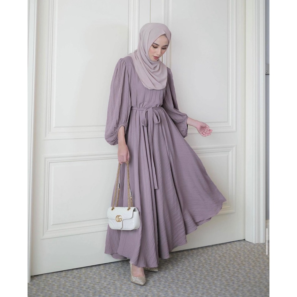 (MGA) GAMIS AZKAYLA MAXI DRESS BUSUI AIRFLOW CRINCLE