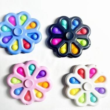 MINI DIMPLE DIGIT SPINNER / MINI DIMPEL FLOWER / FIDGET/ STRESS TOYS