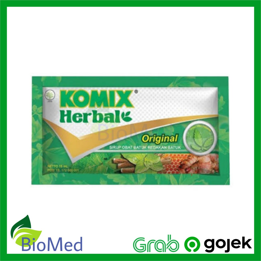 KOMIX HERBAL SACHET - Obat Flu Batuk Pilek