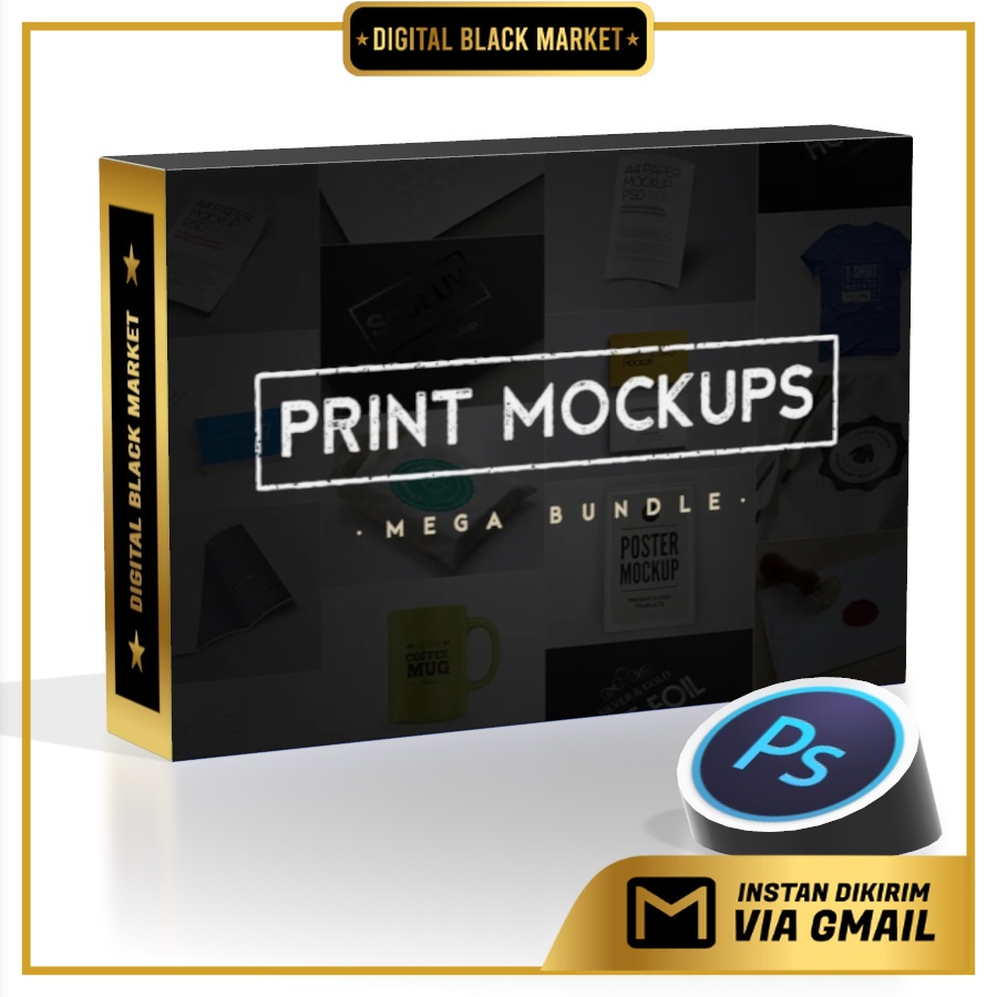 Print Object Mockups Bundle - Photoshop