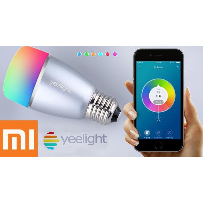 Promo Xiaomi Yeelight Led Smart Light Bulb Smartphone Control Lampu Pintar Terlaris