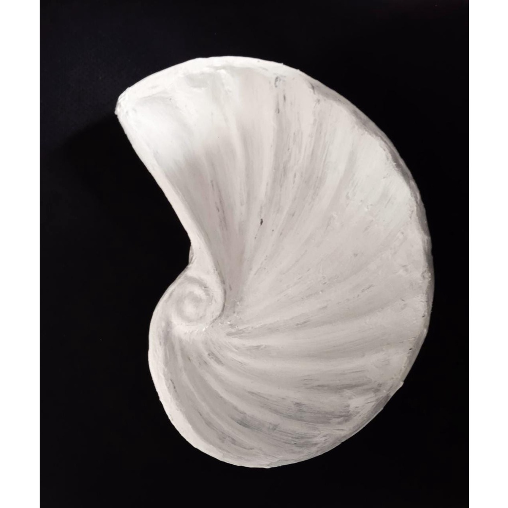 Piring Kerang Tanah Liat  Broken White Display  | Piring Kerang Tanah Liat  Putih