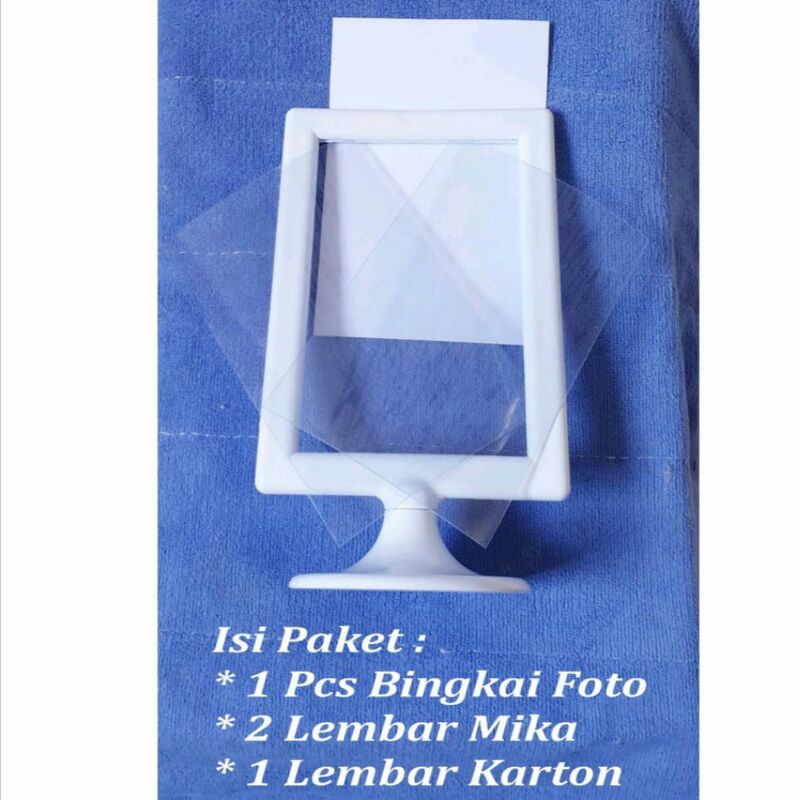 frame foto 2 sisi estetik bingkai