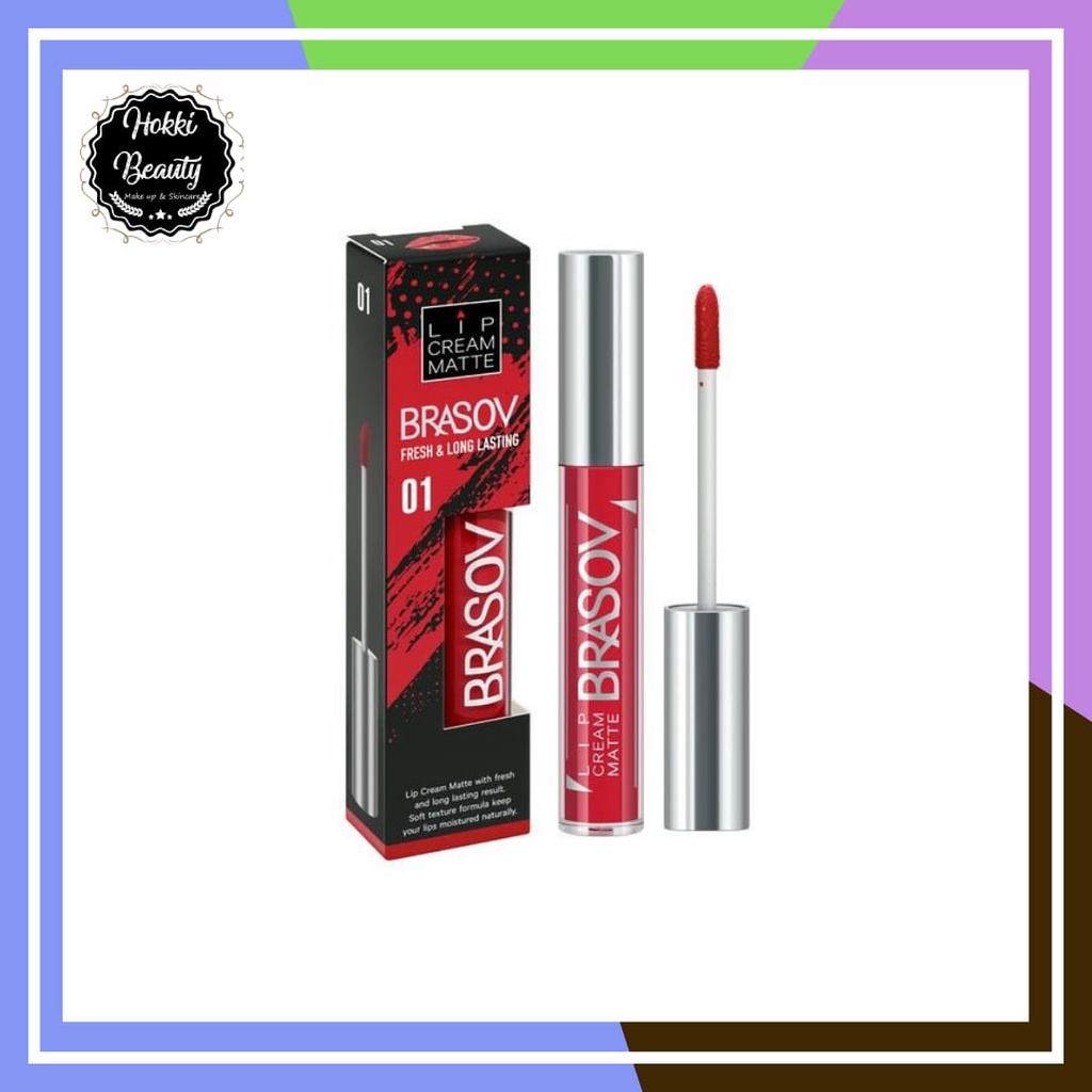 Brasov Kosmetik - Makeup Lip Cream Matte No. 01 - 04