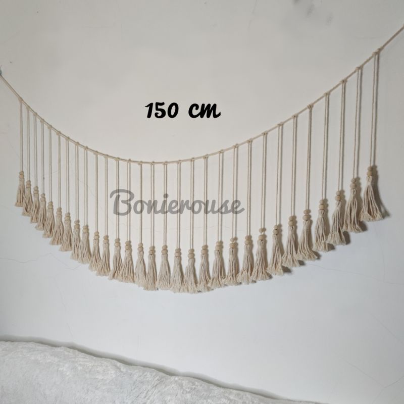 garland bunting rumbai backdrop aesthetic hiasan dinding