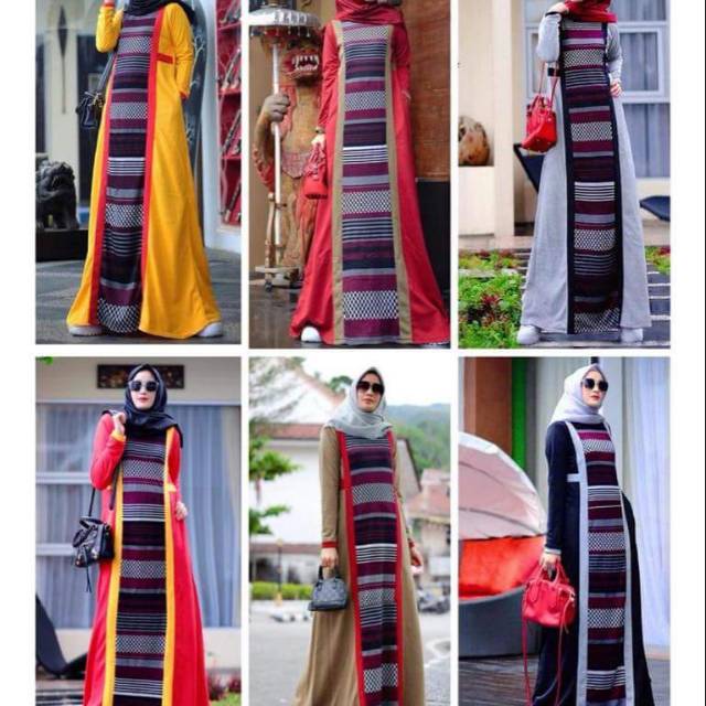 Gamis/dress vanilla by padi label