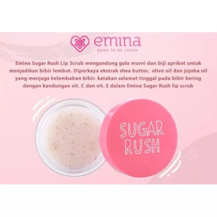 EMINA LIP MASK, LIP TINT ERASER, SUGER LIP SCRUB